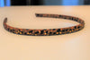 Copper Cheetah Painted Headband