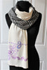 Paisley Dot and Plaid Double Scarf