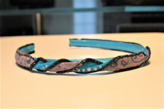 Fleur de Lis Twisted Fabric Headband