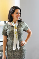 Golden Rose Scarf Tie