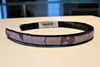 Grey Midnight Rose Fabric Headband