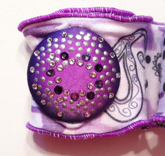 Purple Paisley Wrapband
