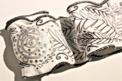 Silver Feather Wrapband