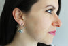 Silver Mist Star Earrings