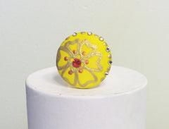 Sunshine Pansy Ring