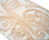 Double Scarf Hand Painted Tan Swirl