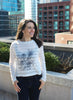 Wire Flower Stripe Long Sleeve